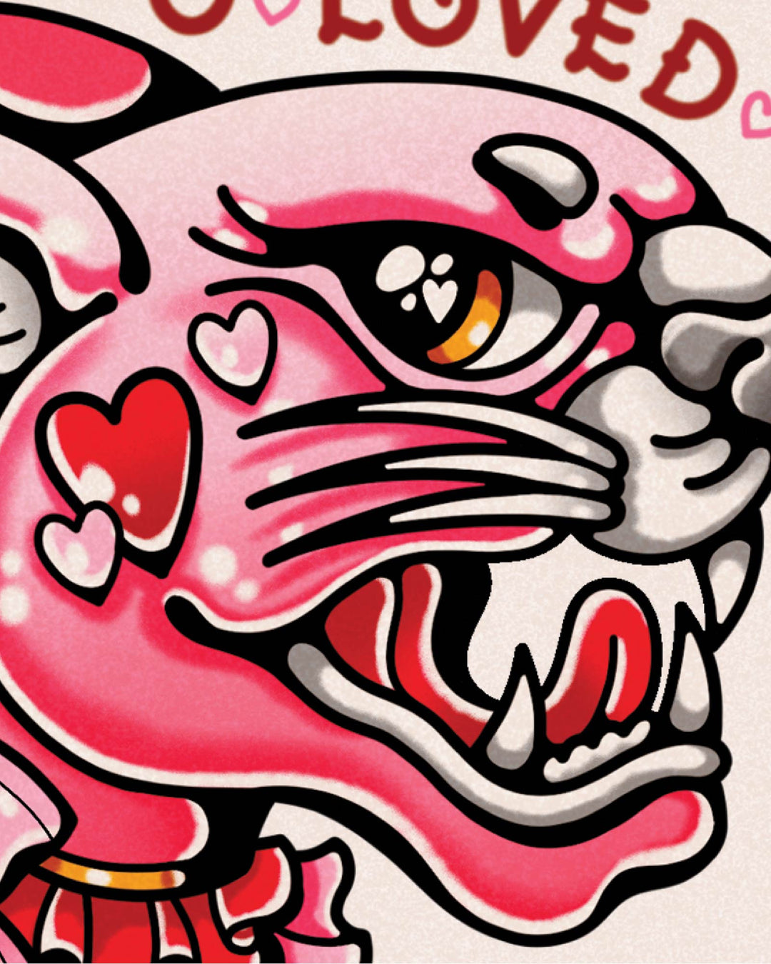 So Loved Panther Print