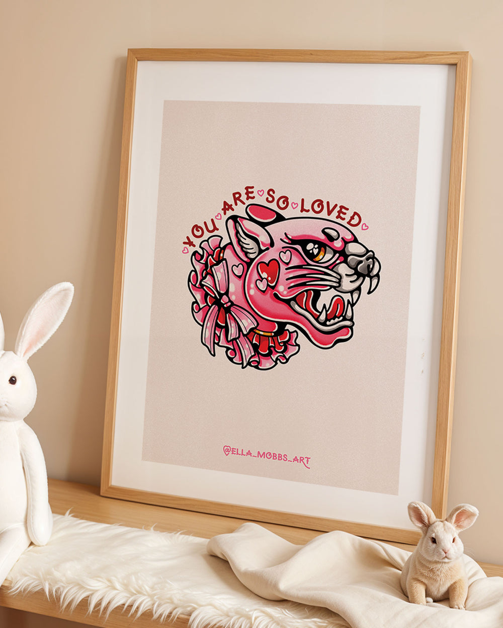 So Loved Panther Print