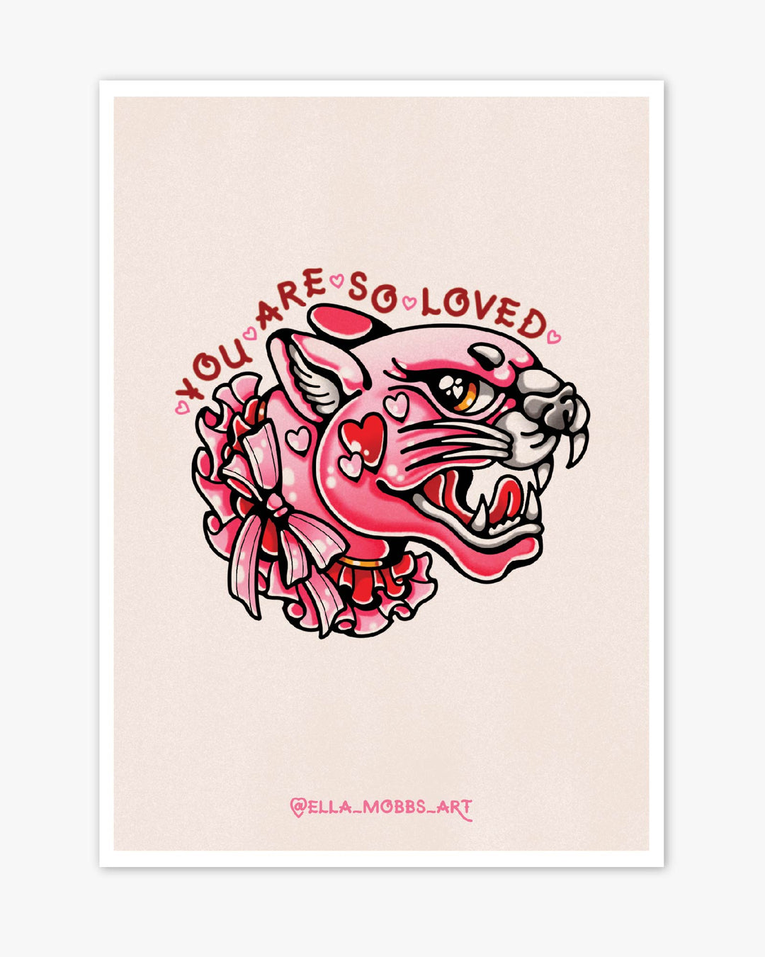 So Loved Panther Print - Ella Mobbs