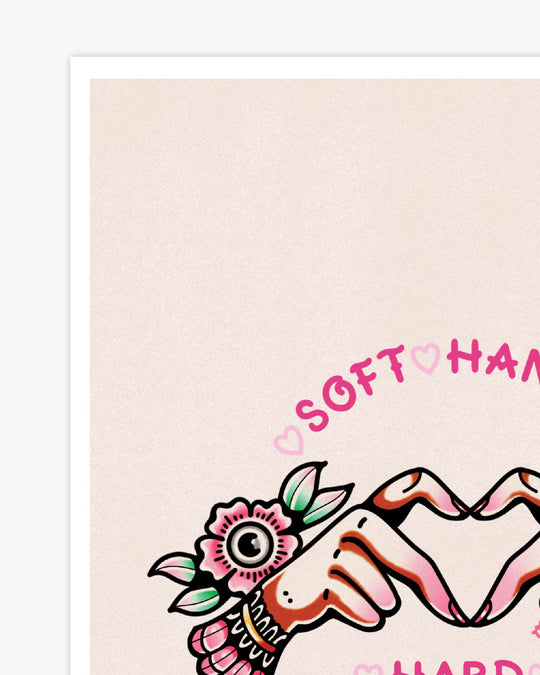Soft Hands Print - Ella Mobbs