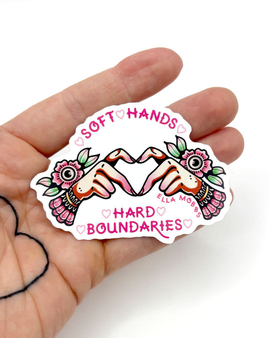Soft Hands Sticker - Ella Mobbs
