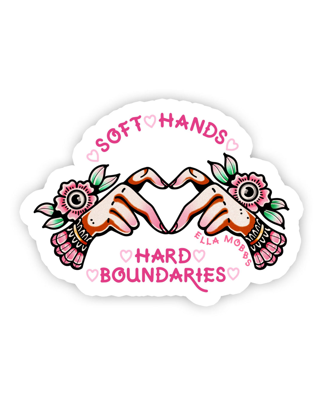 Soft Hands Sticker - Ella Mobbs