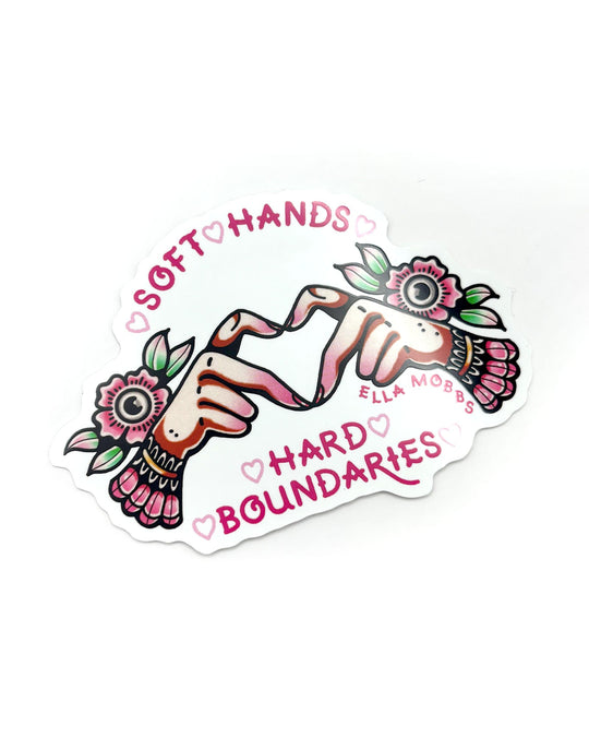 Soft Hands Sticker - Ella Mobbs