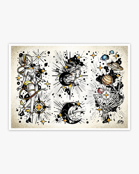 Space Print - Ella Mobbs