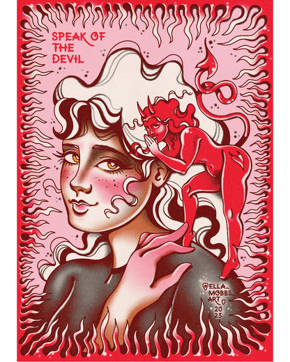 Speak of the Devil Art Print