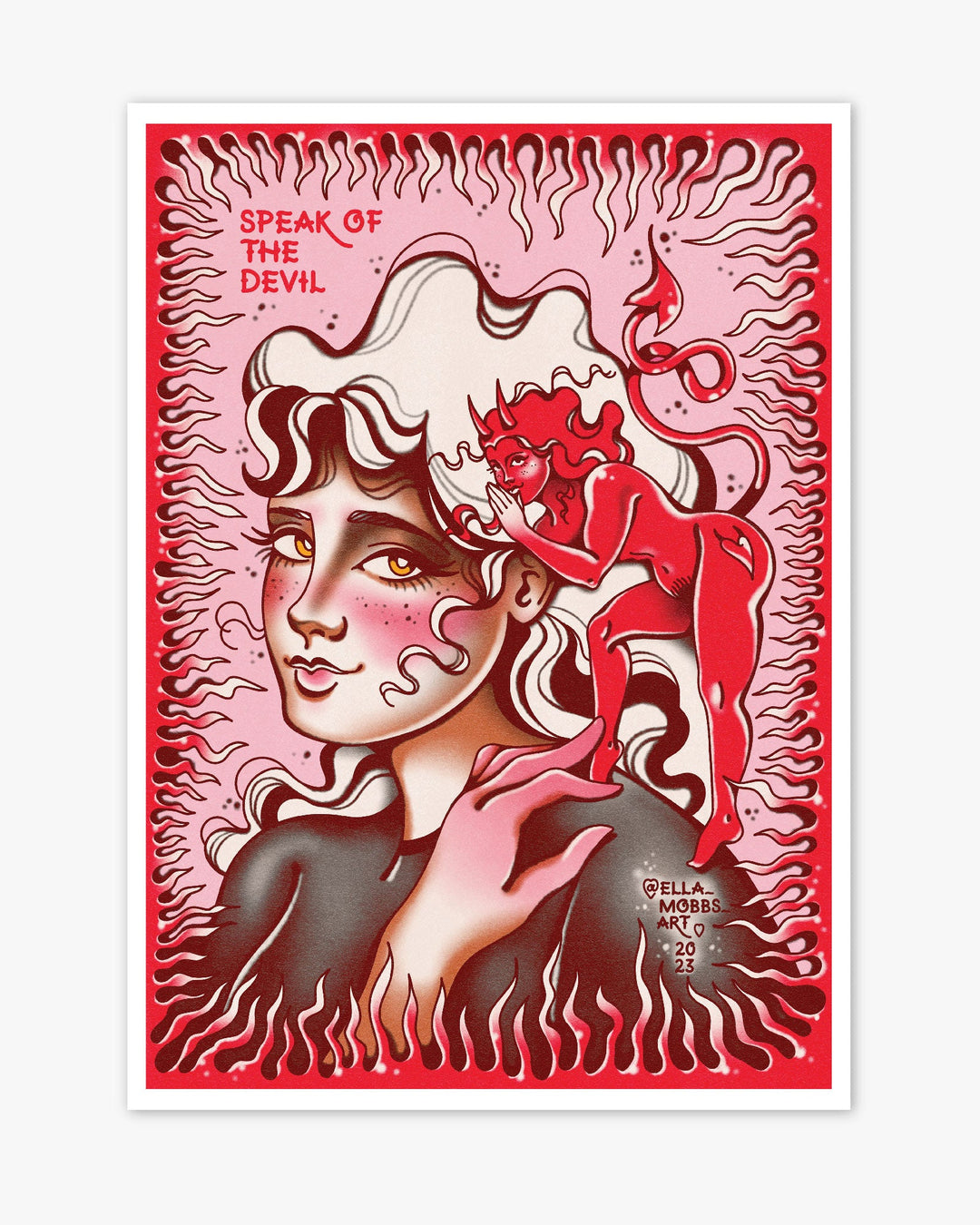 Speak of the Devil Print - Ella Mobbs