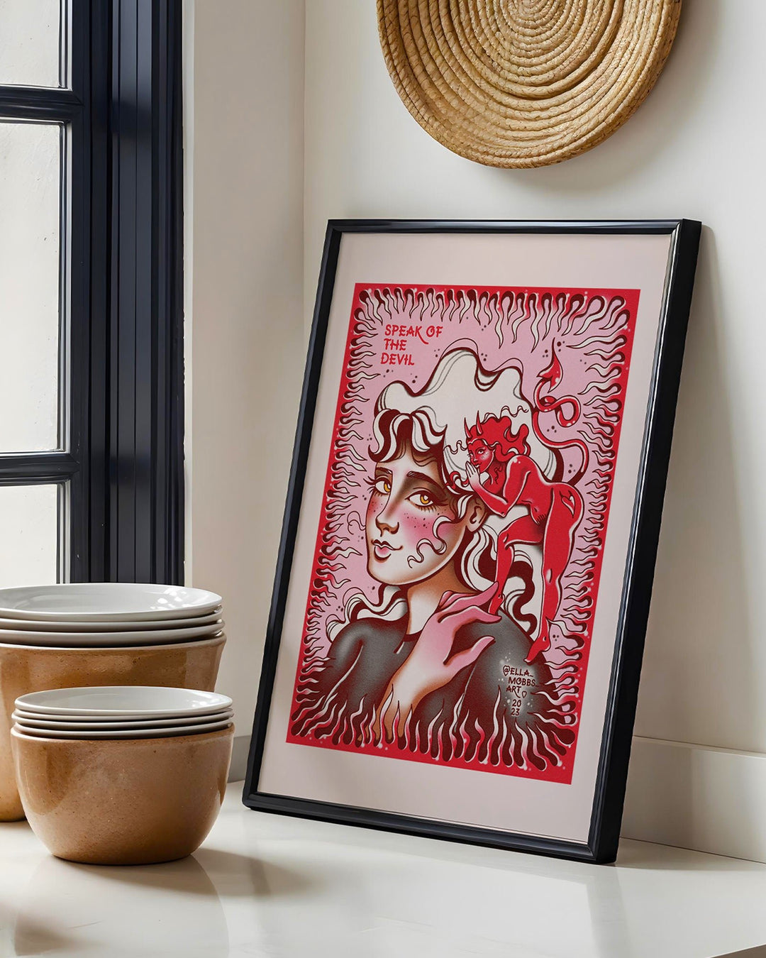 Speak of the Devil Print - Ella Mobbs