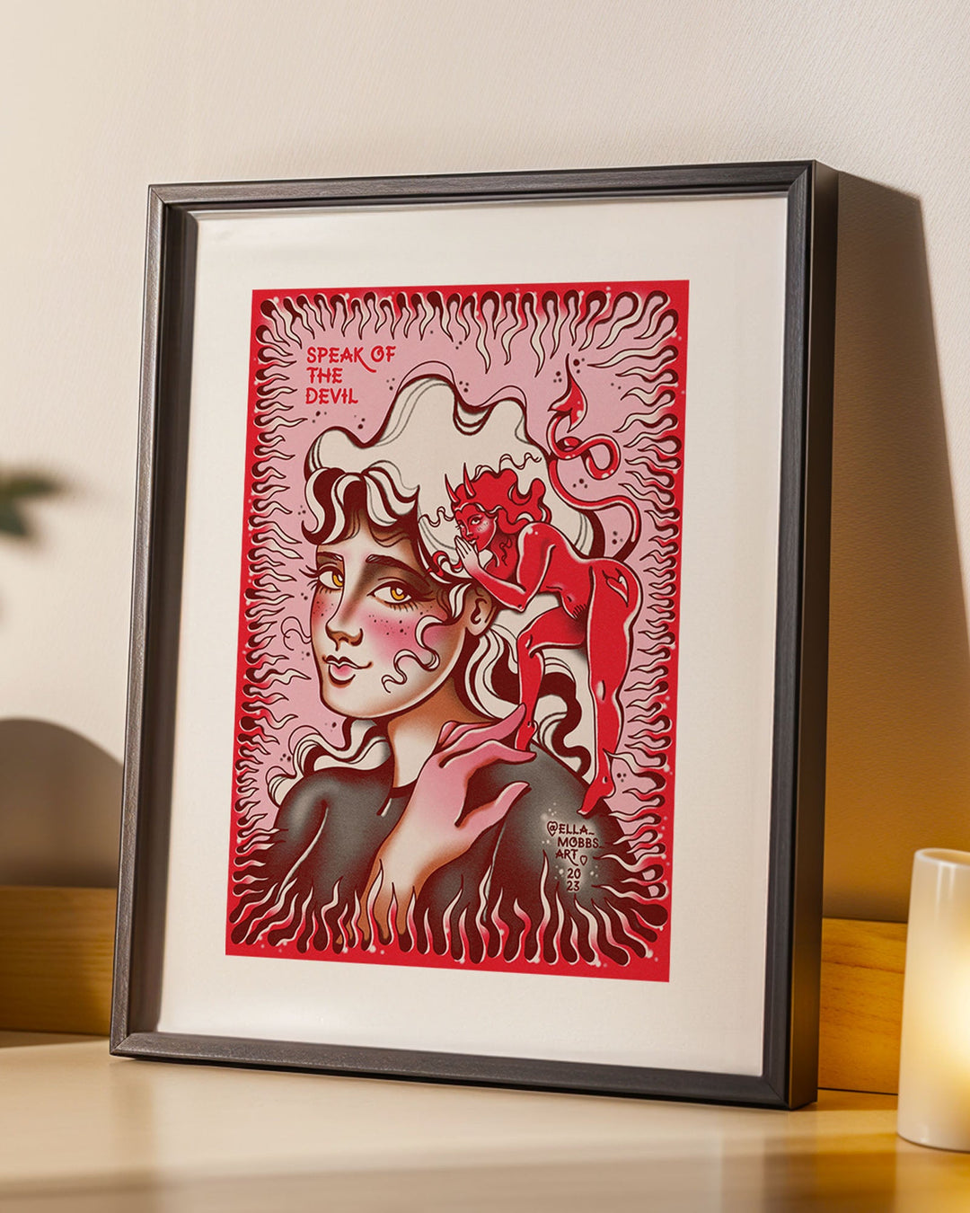 Speak of the Devil Print - Ella Mobbs