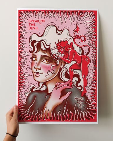 Speak of the Devil Print - Ella Mobbs