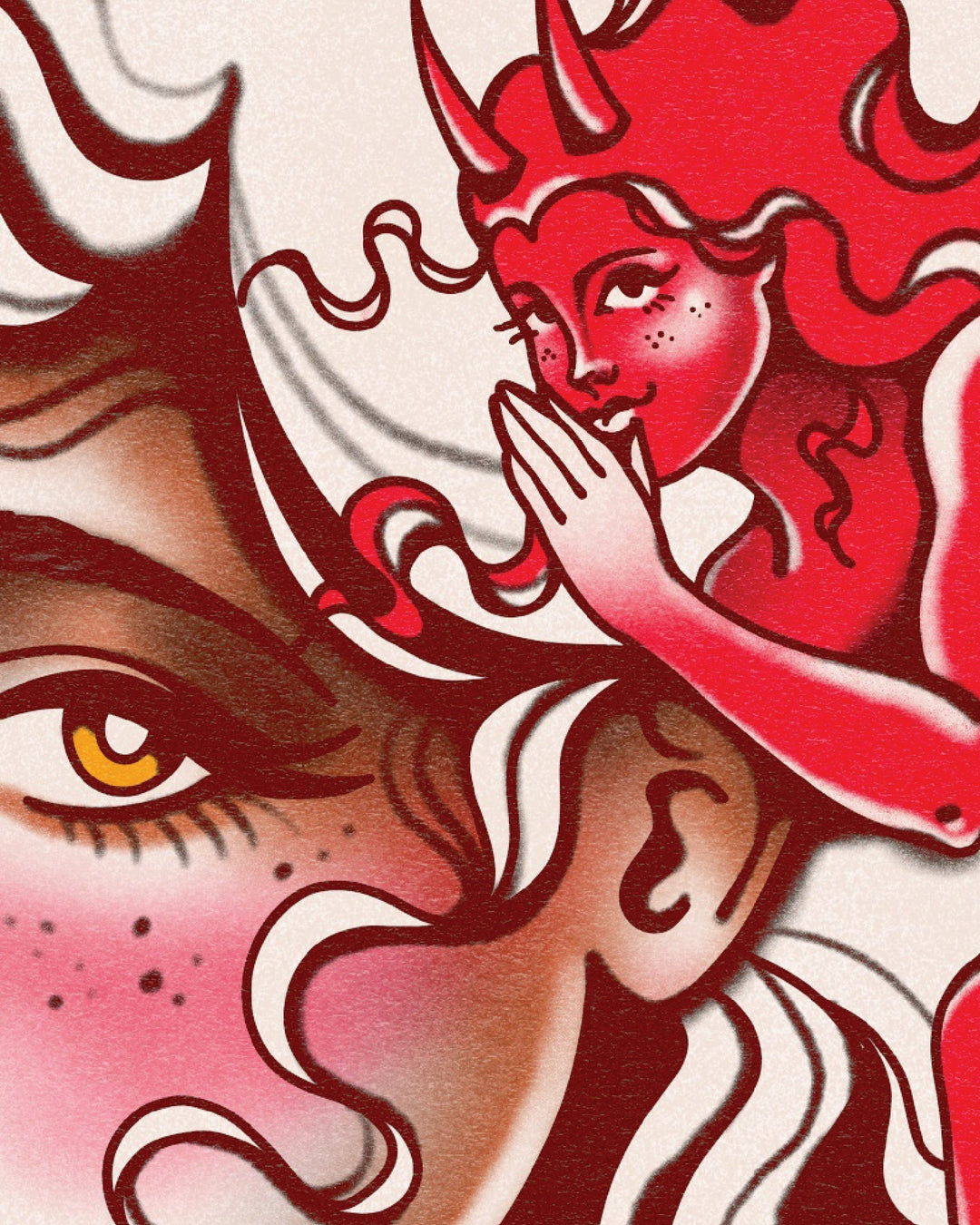 Speak of the Devil Print - Ella Mobbs