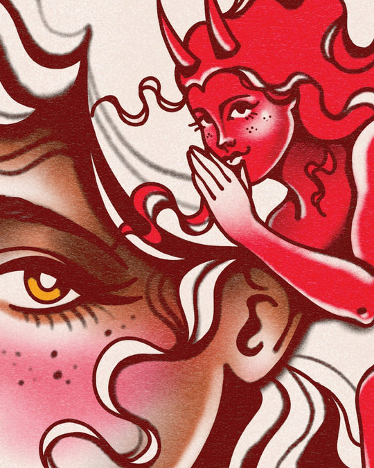 Speak of the Devil Print - Ella Mobbs