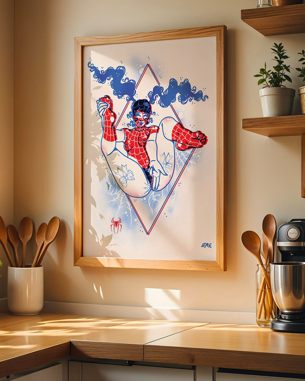 Spider Woman Print - Ella Mobbs
