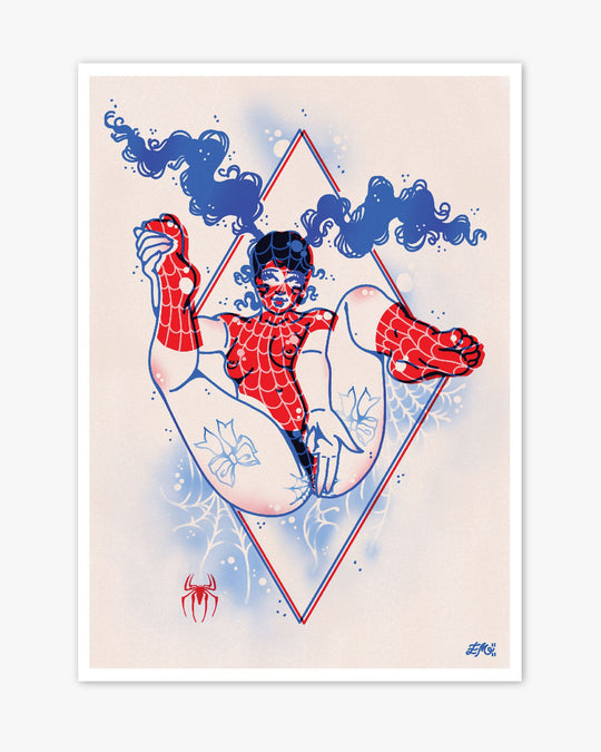 Spider Woman Print - Ella Mobbs