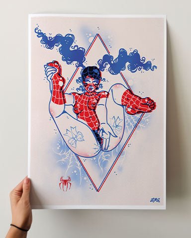 Spider Woman Print - Ella Mobbs