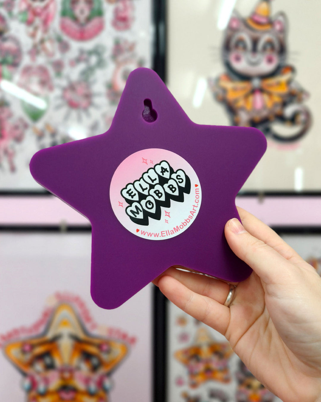 Star Shelf (Purple) - Ella Mobbs