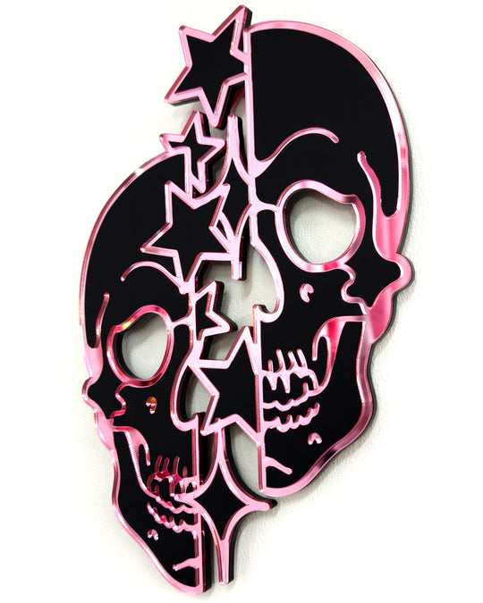 Star Skull Wall Hanging (Black)