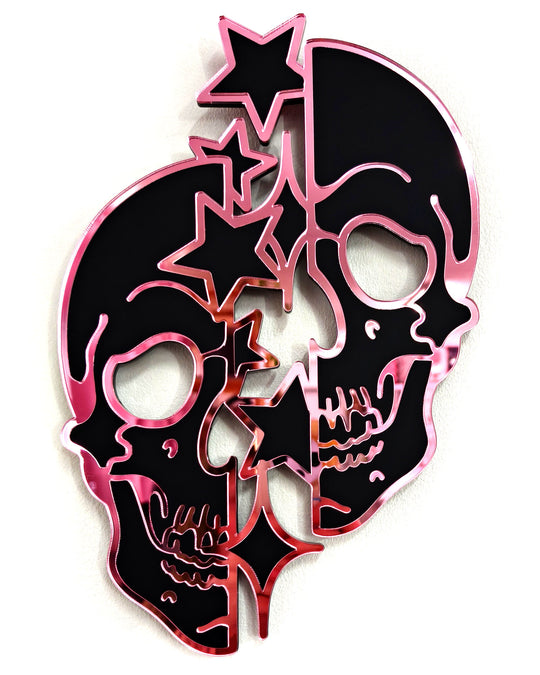 Star Skull Wall Hanging (Black)