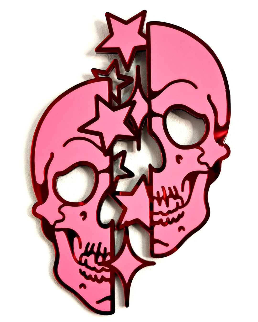 Skull Wall Hanging (Pink)