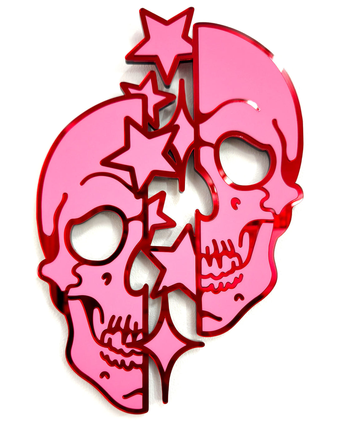 Star Skull Wall Hanging (Pink)