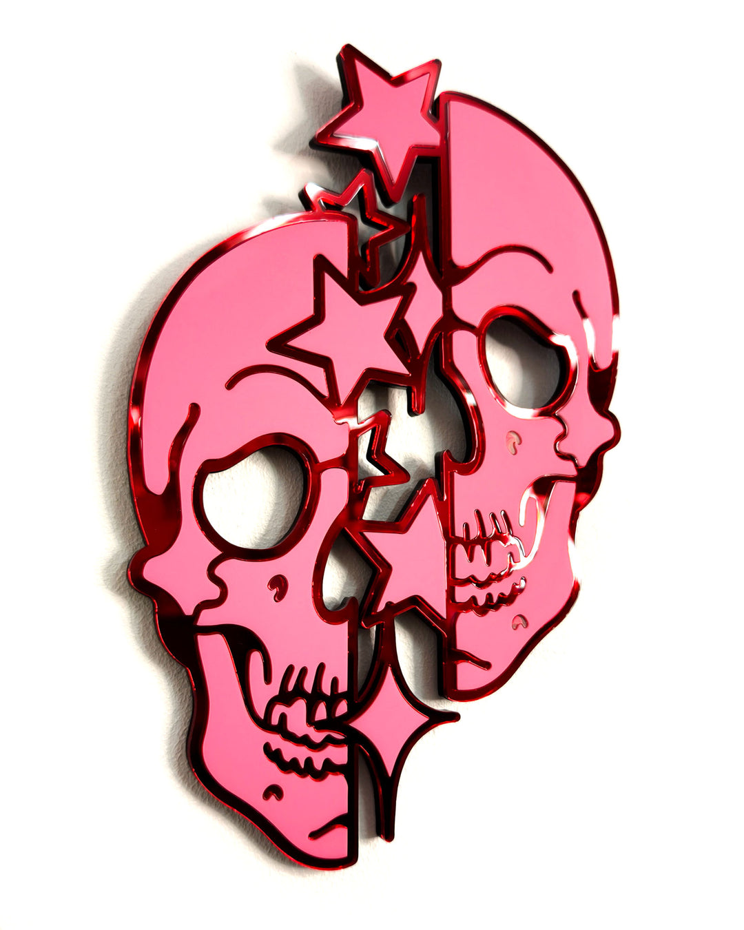 Skull Wall Hanging (Pink)