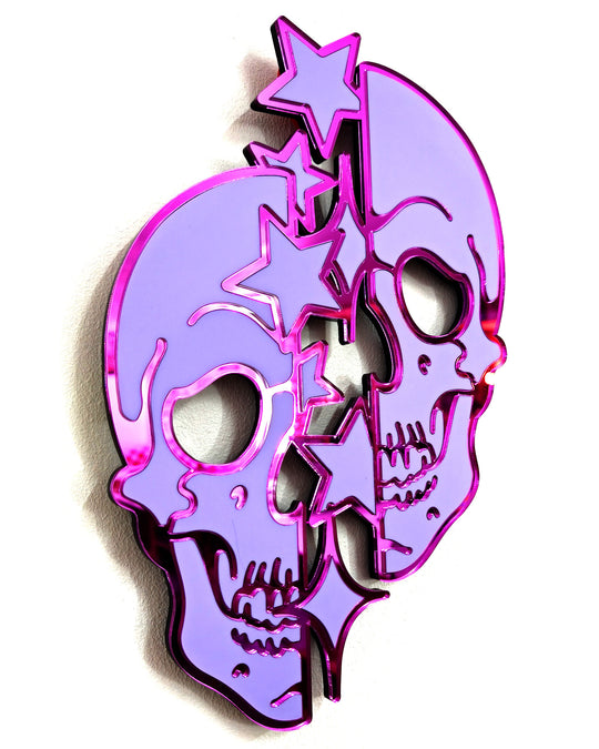 Star Skull Wall Hanging (Purple)