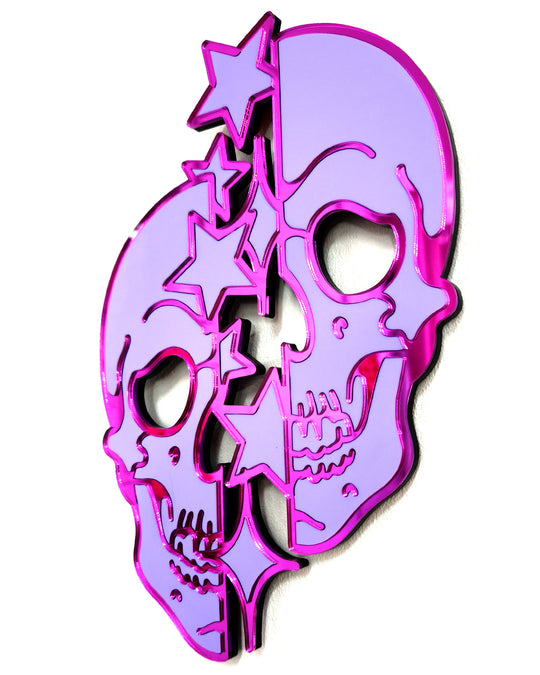 Star Skull Wall Hanging (Purple)