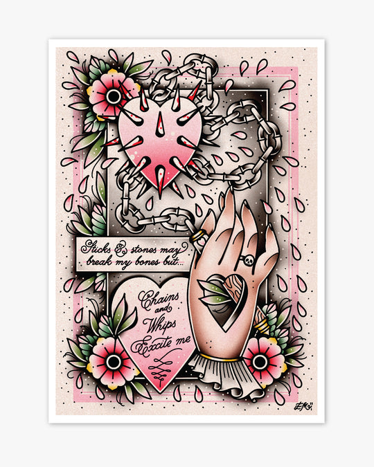 Sticks and Stones Print