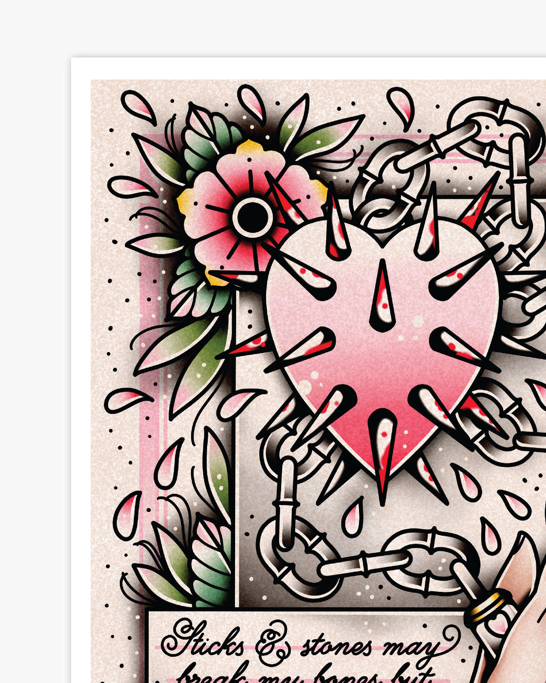 Sticks and Stones Print