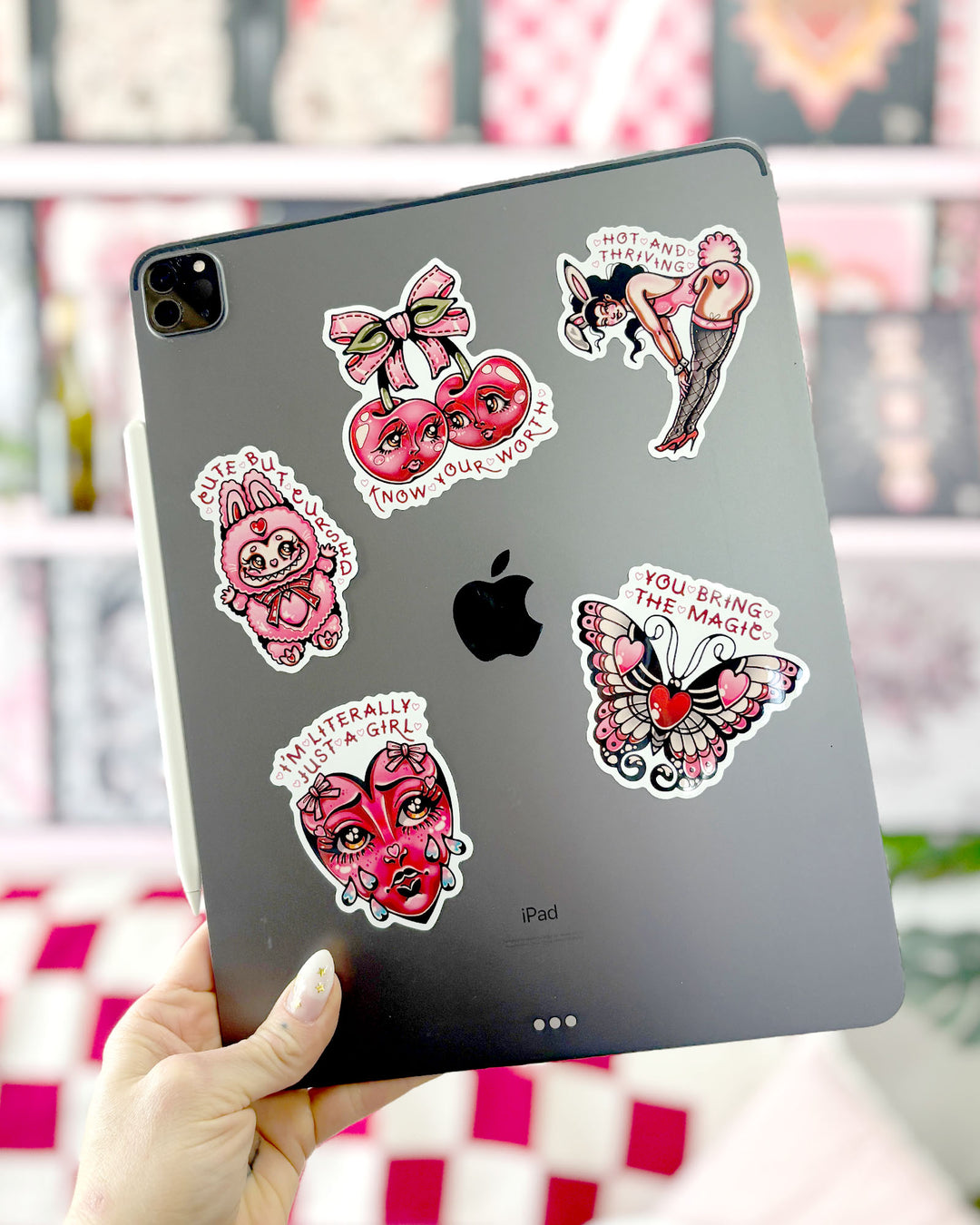 Literally Crying Heart Sticker