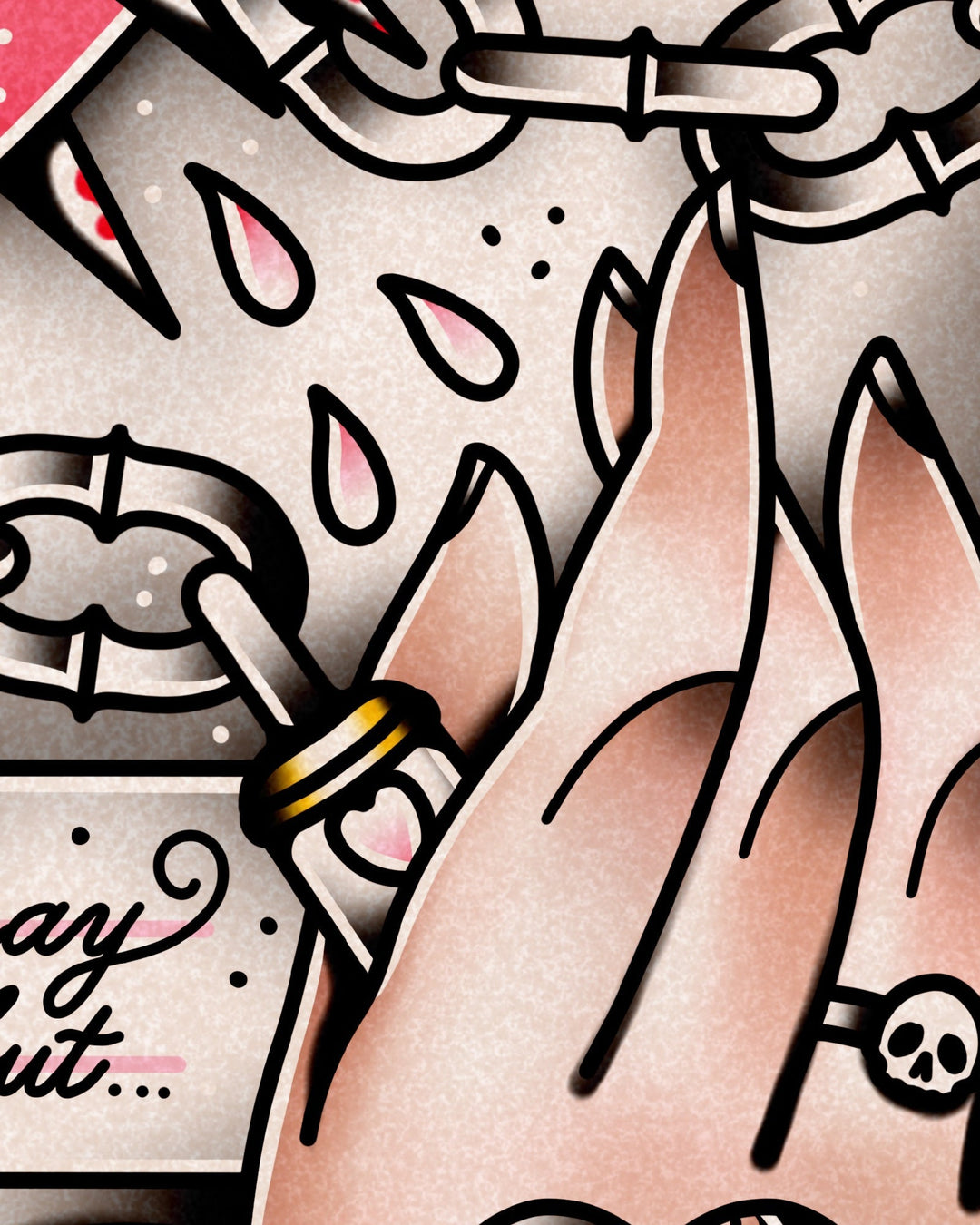 Sticks and Stones Print - Ella Mobbs