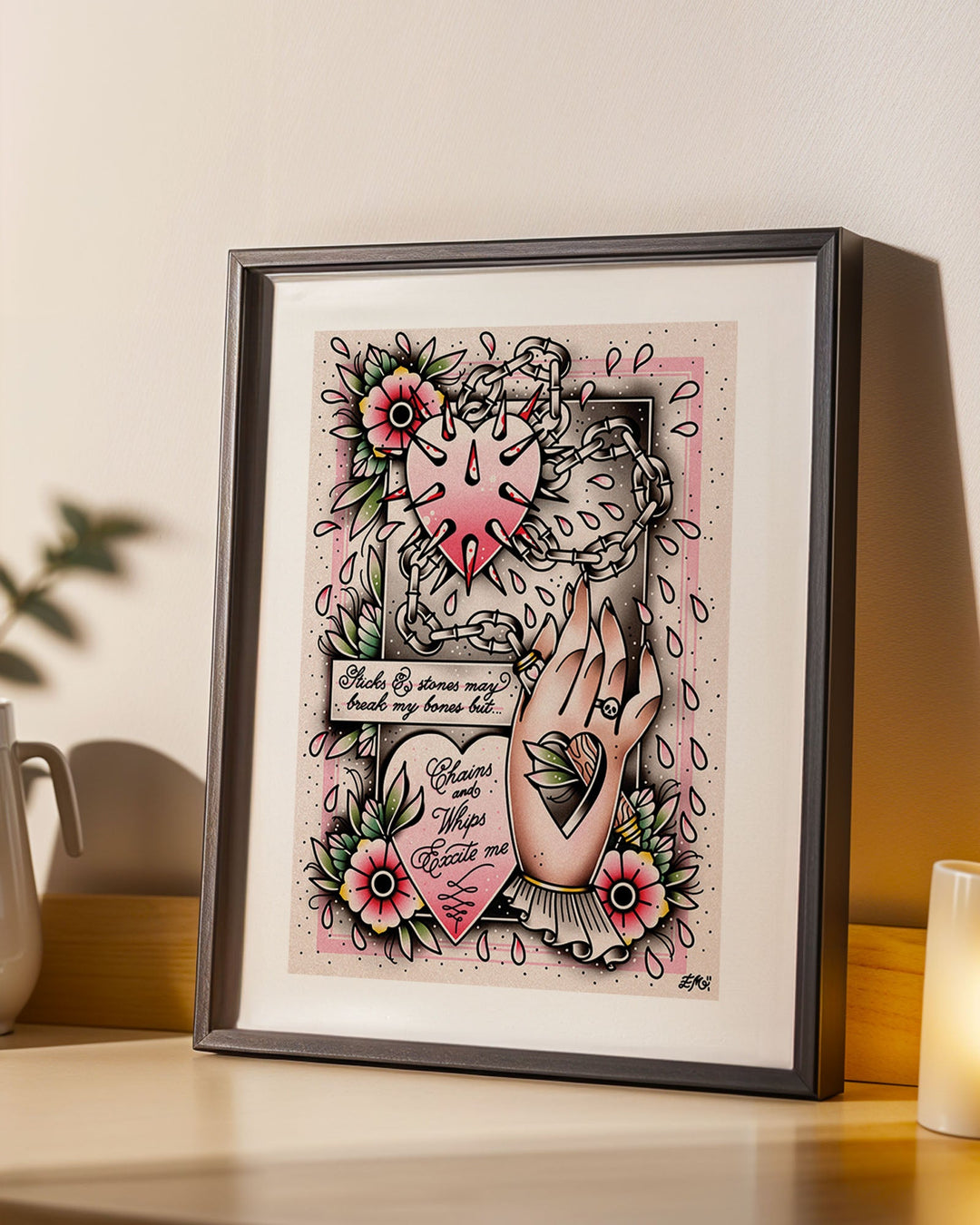 Sticks and Stones Print - Ella Mobbs