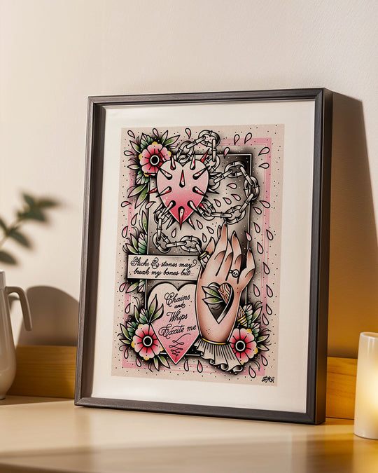 Sticks and Stones Print - Ella Mobbs