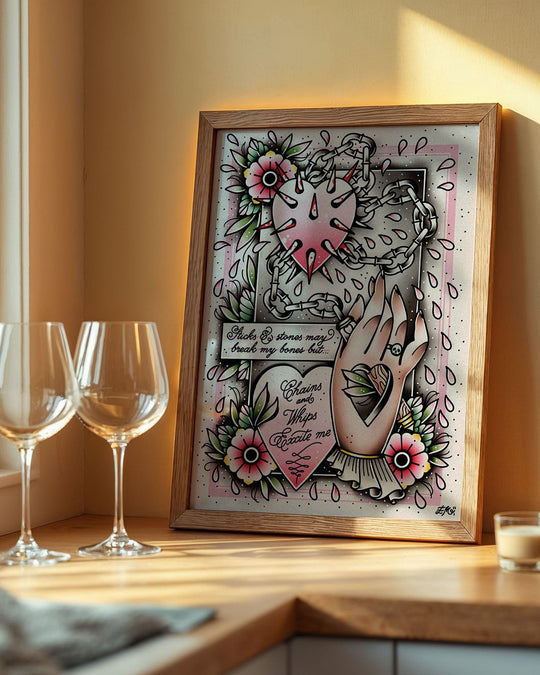 Sticks and Stones Print - Ella Mobbs