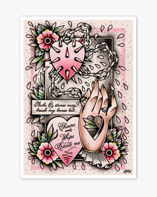 Sticks and Stones Print - Ella Mobbs