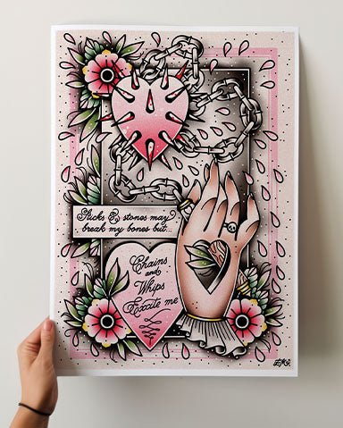 Sticks and Stones Print - Ella Mobbs