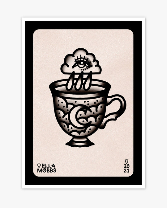 Storm Cloud in a Teacup Print - Ella Mobbs