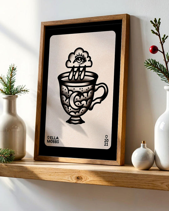 Storm Cloud in a Teacup Print - Ella Mobbs