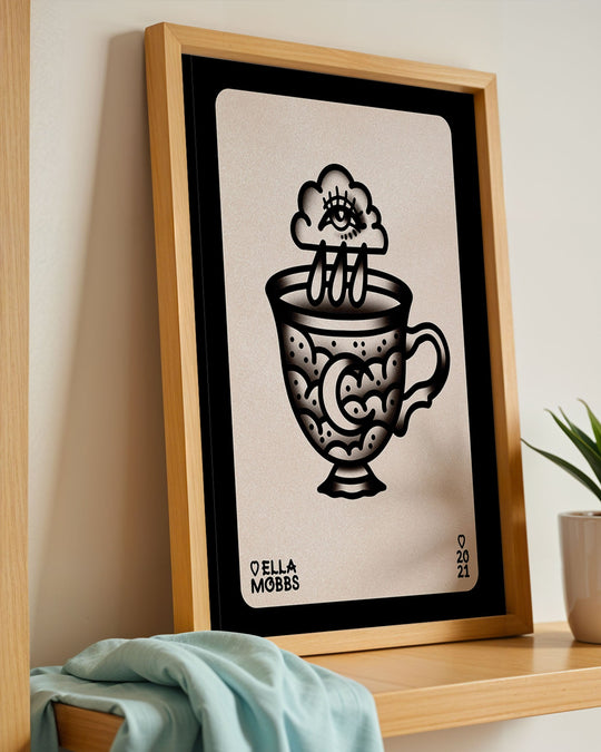 Storm Cloud in a Teacup Print - Ella Mobbs