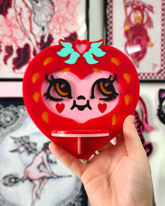 Strawberry Mini Shelf - Ella Mobbs
