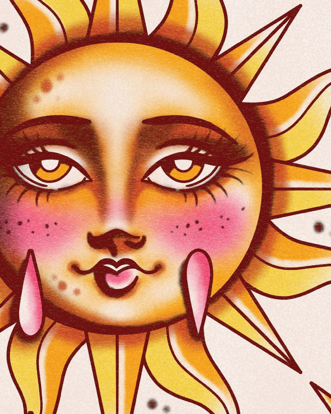 Sun and Moon Print - Ella Mobbs
