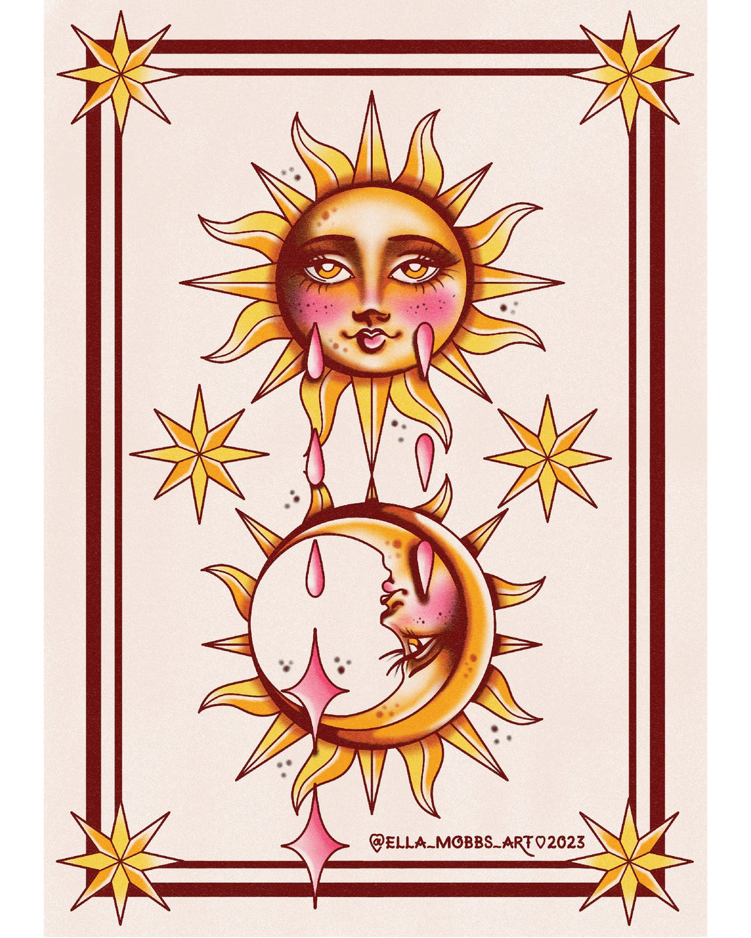 Sun and Moon Print - EllaMobbs