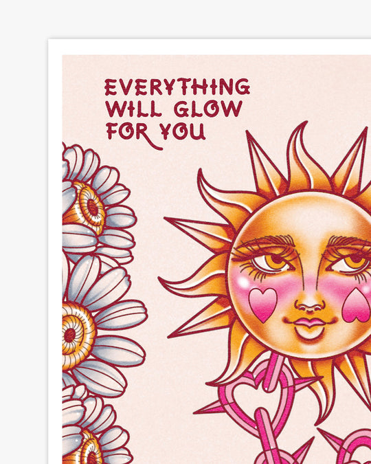 Sun Flail Print