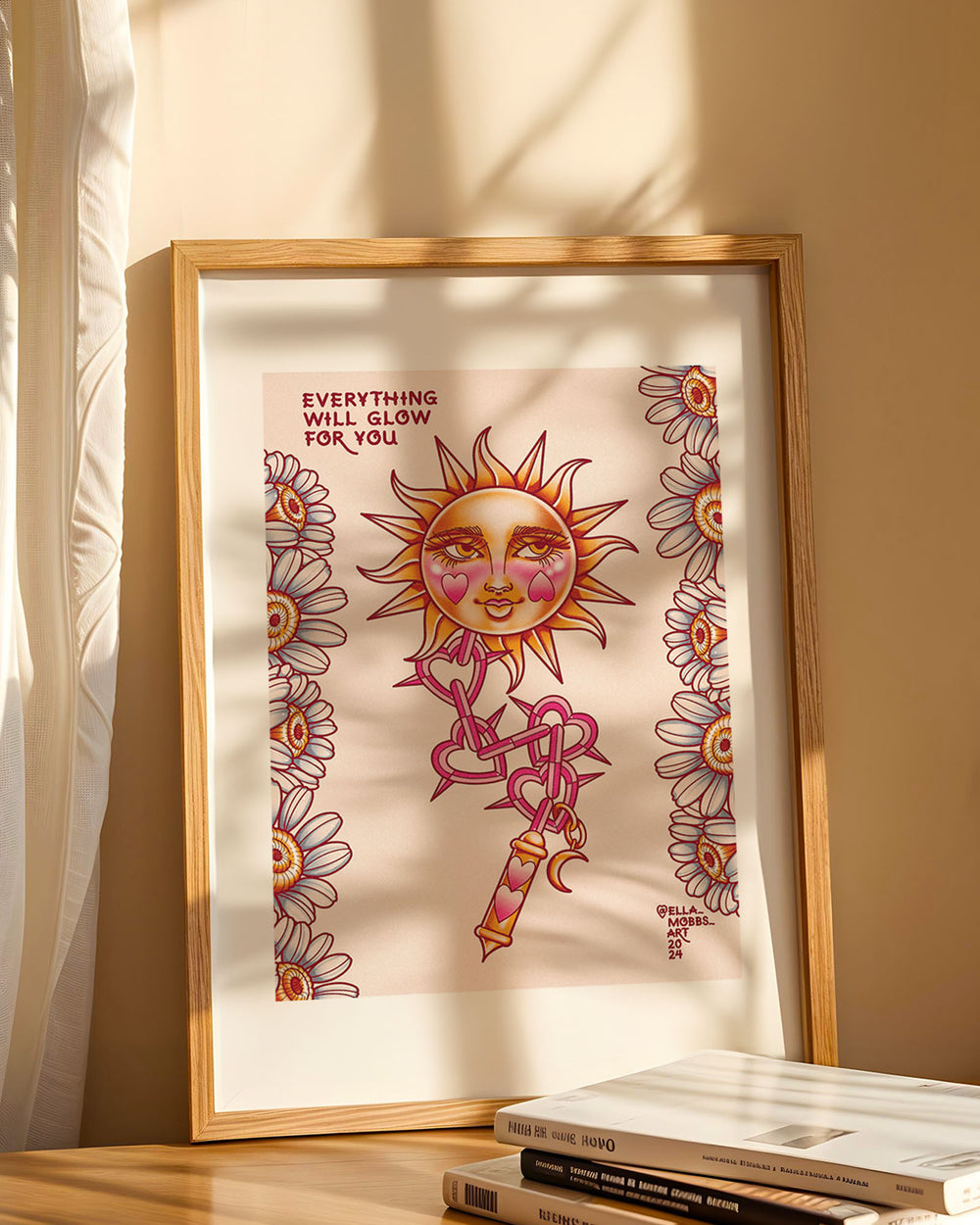 Sun Flail Print