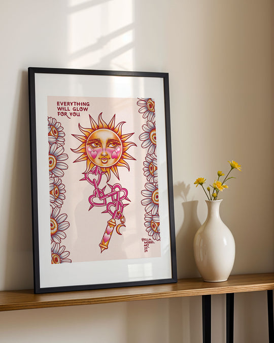 Sun Flail Print