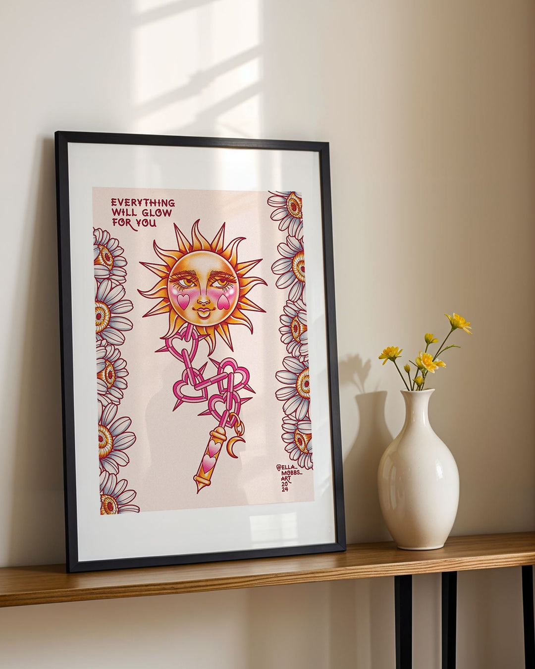 Sun Flail Print - Ella Mobbs