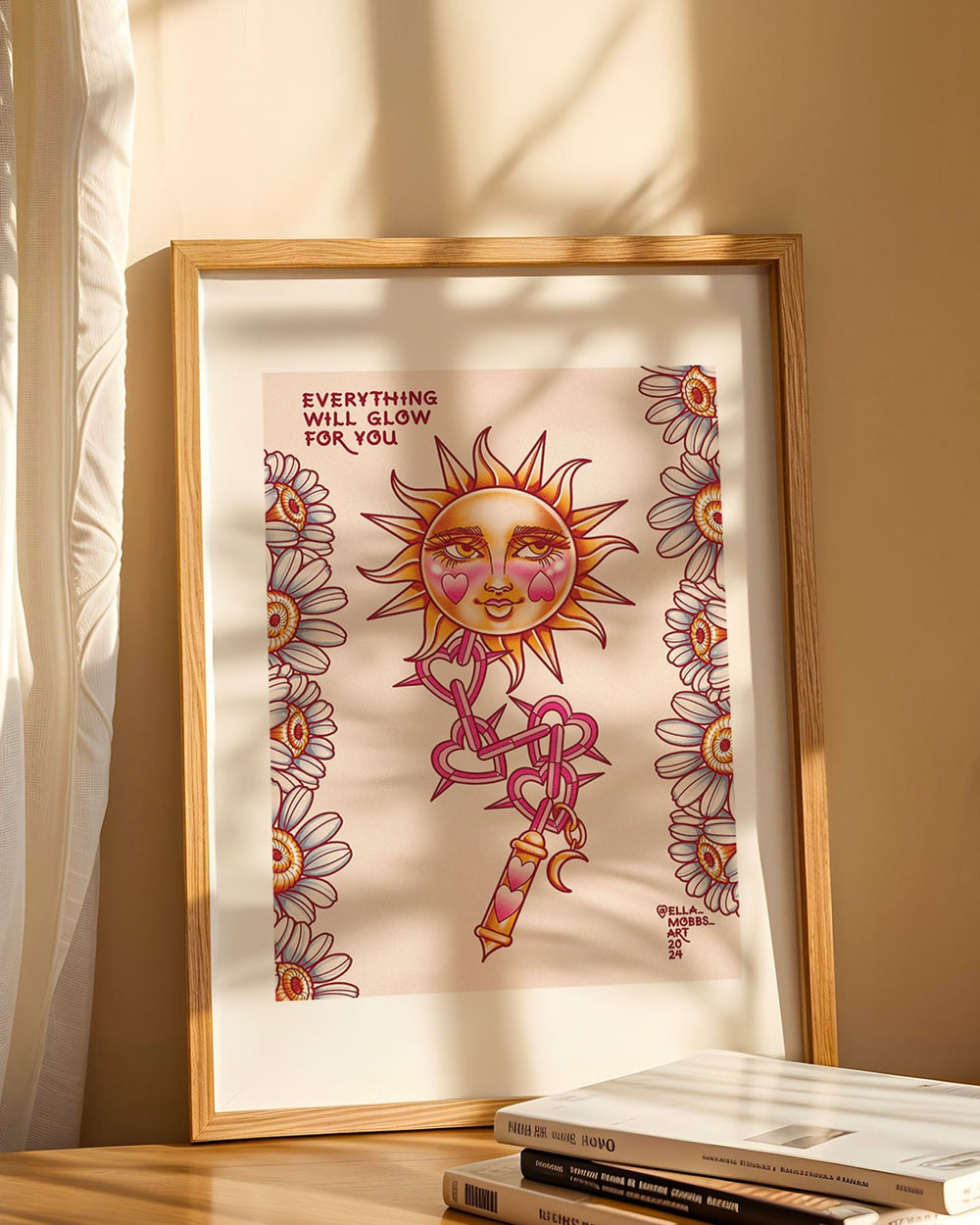 Sun Flail Print - Ella Mobbs