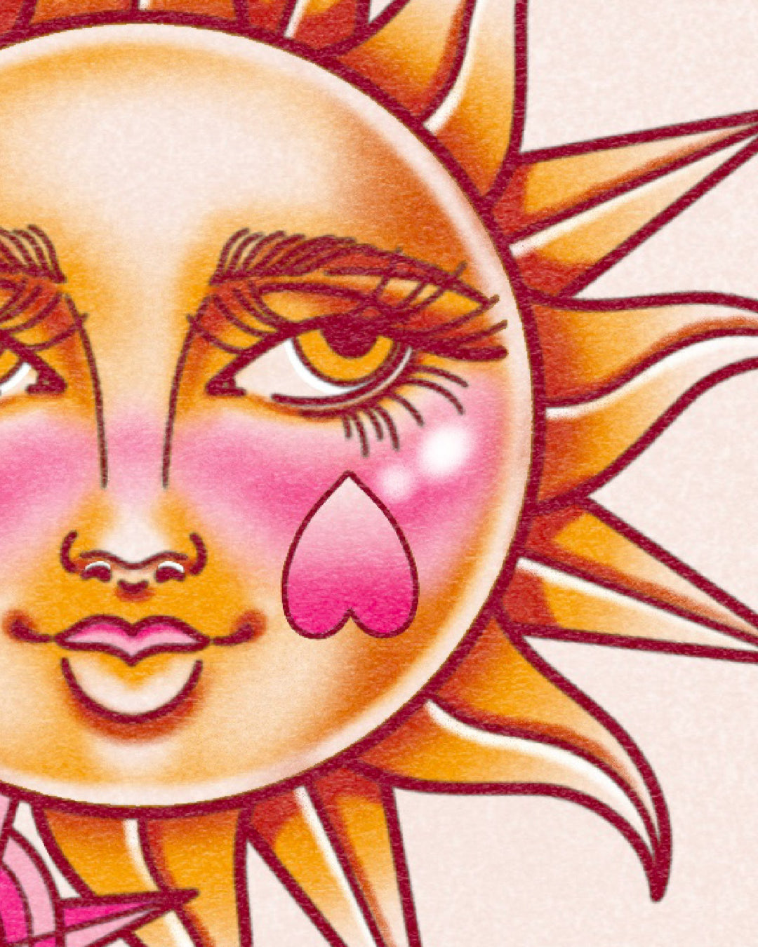 Sun Flail Print - Ella Mobbs