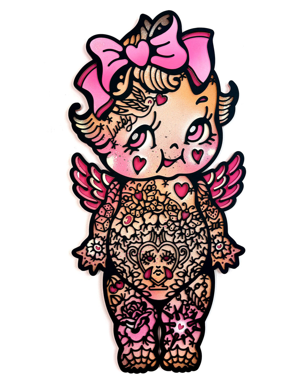 Tattooed Kewpie 60cm/23.6" (Painted #1)