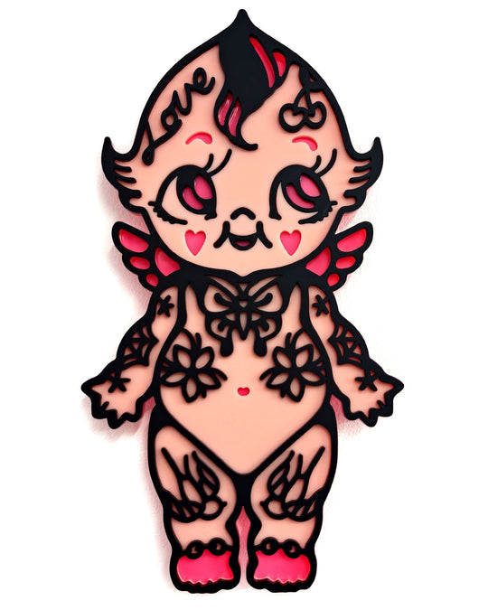 Tattooed Kewpie 30cm/11.8" - Ella Mobbs