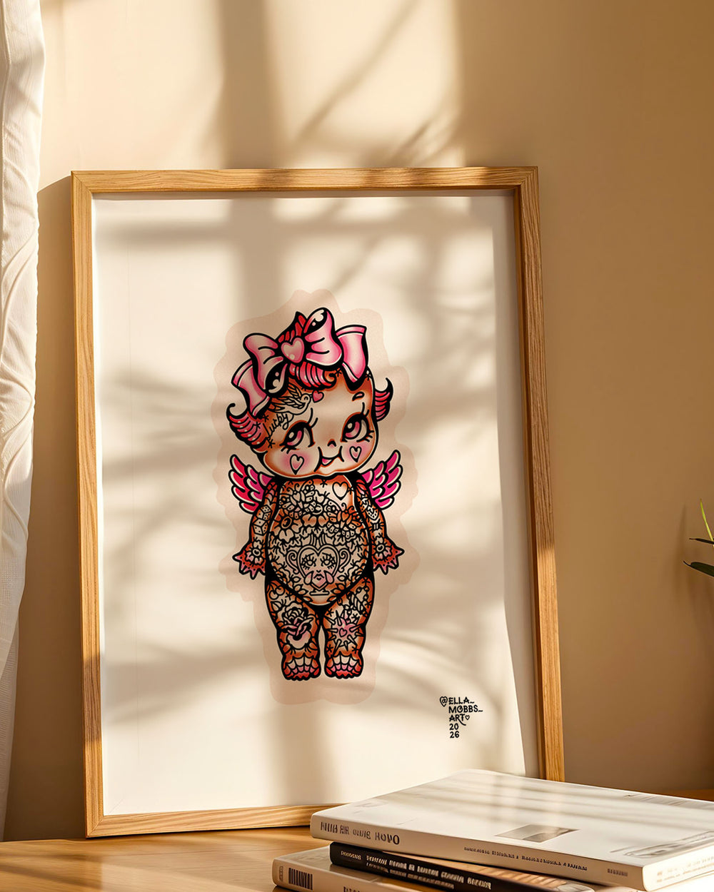 Tattooed Kewpie Print